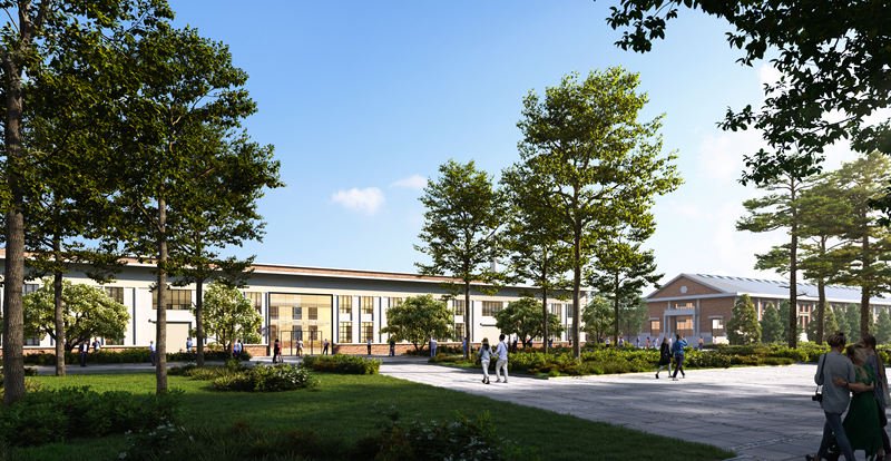 北京綠色技術(shù)創(chuàng)新服務(wù)產(chǎn)業(yè)園效果圖。北京市發(fā)改委供圖