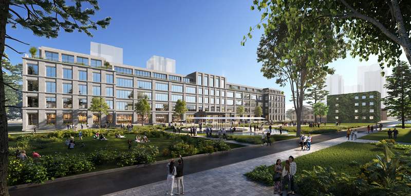 北京綠色技術(shù)創(chuàng)新服務(wù)產(chǎn)業(yè)園效果圖。北京市發(fā)改委供圖