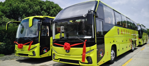 再添生力軍！蘇州金龍新V系助力吉安國賓旅運“煥新”升級