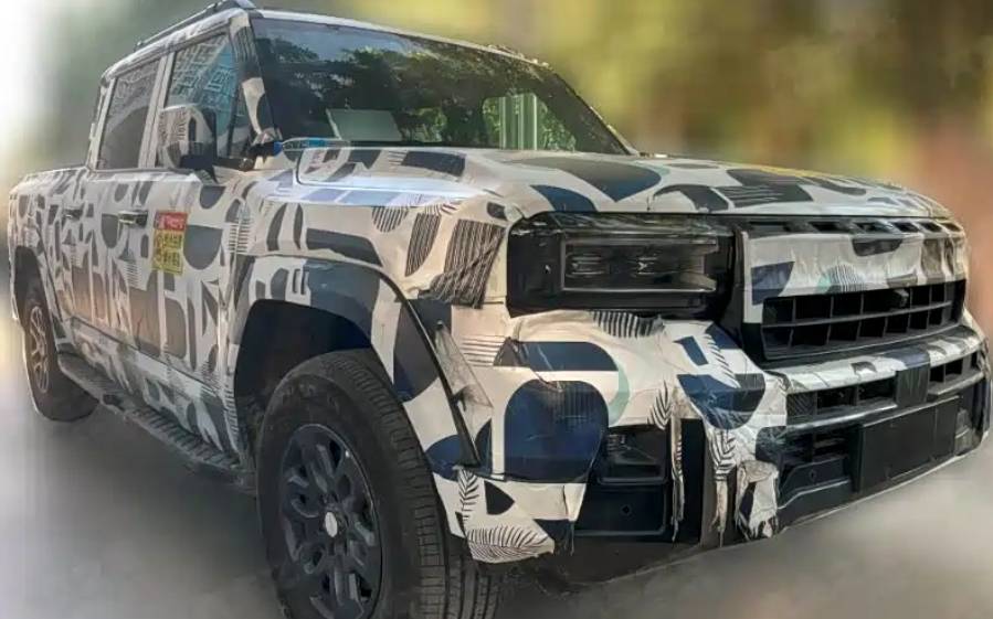 捷途縱橫 F700 量產版諜照曝光,定位越野皮卡,搭載鯤鵬超能混動系統