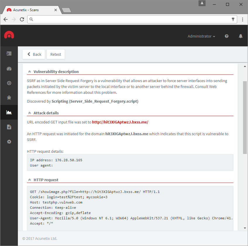 Server Side Request Forgery